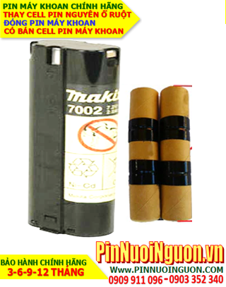 Pin máy khoan Makita 7.2V-2100mAh, thay cells pin / hàng có sẳn - bảo hành 06 tháng